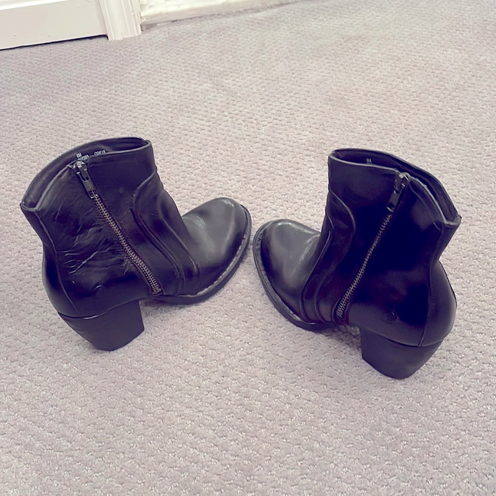 Born Black Ankle Booties
